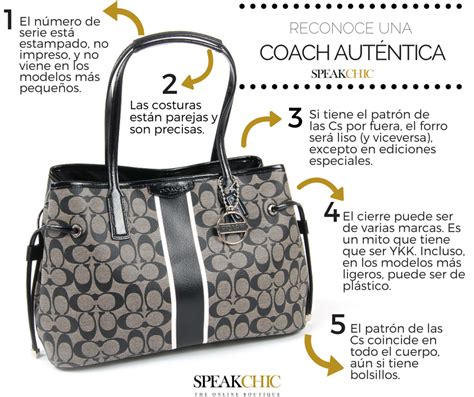 como saber si una cartera coach es original|Que no te engañen: Cómo Saber si una Bolsa Coach es Original.